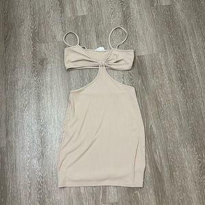 Victorias + Sophia cut out dress